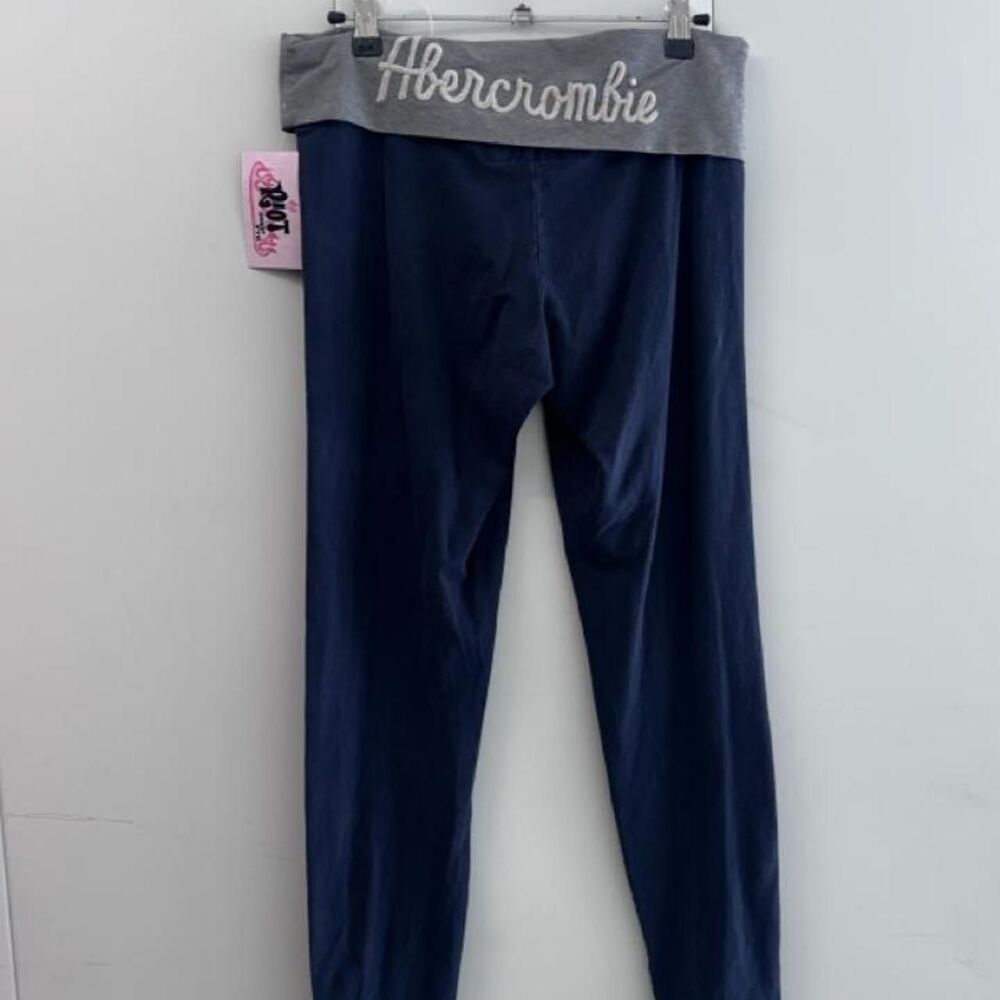 Abercrombie-fitch Women's Navy and Blue Leggings